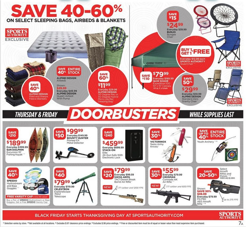 Sports authority deals black friday