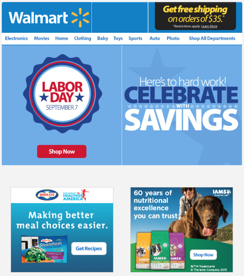 Walmart black friday sale paper