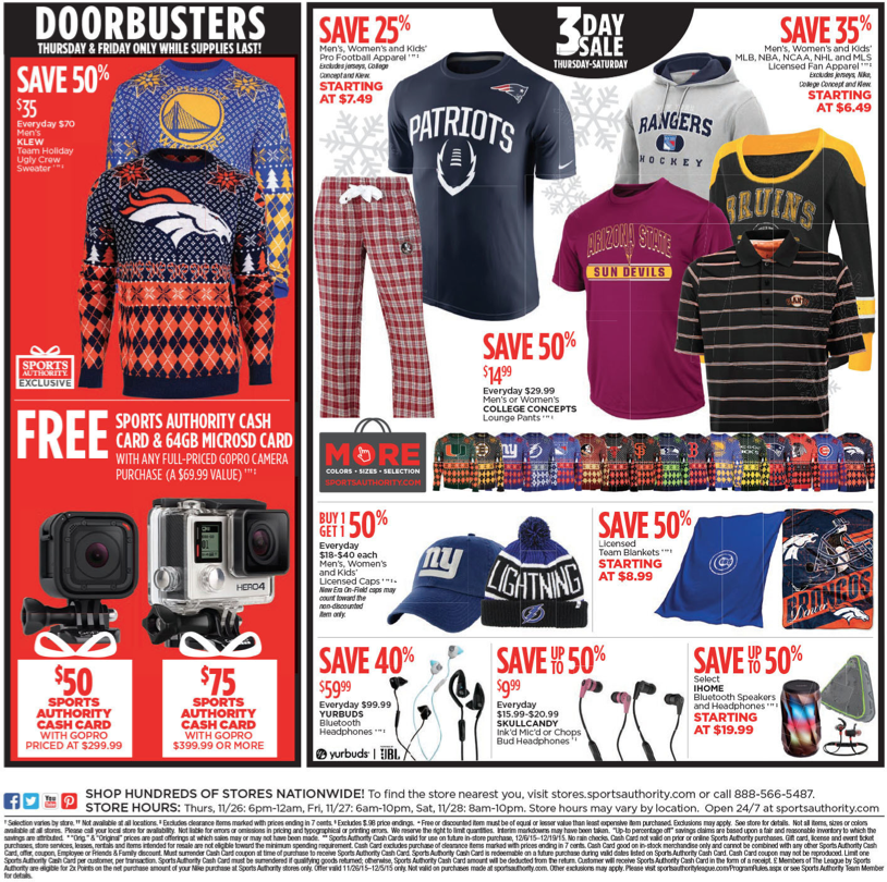 Cyber monday deals 2018 sports authority