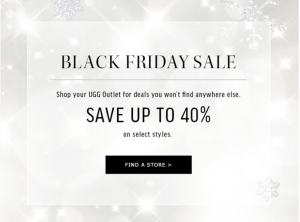 uggs store black friday