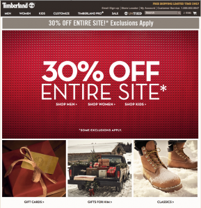 timberland cyber monday deals