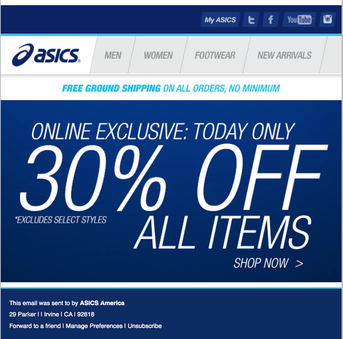 black friday asics running shoes