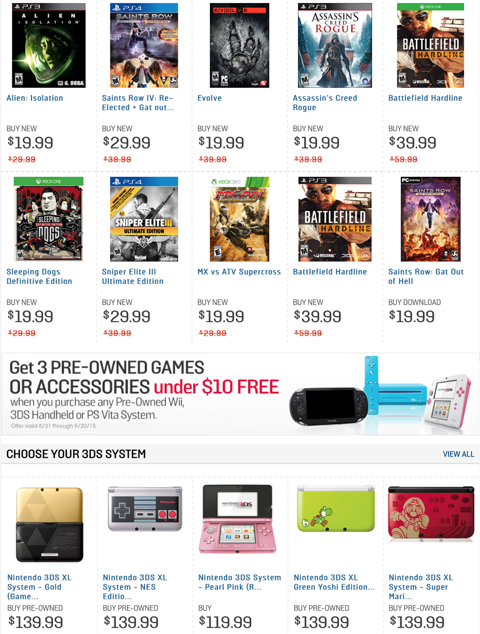 gamestop memorial day sale