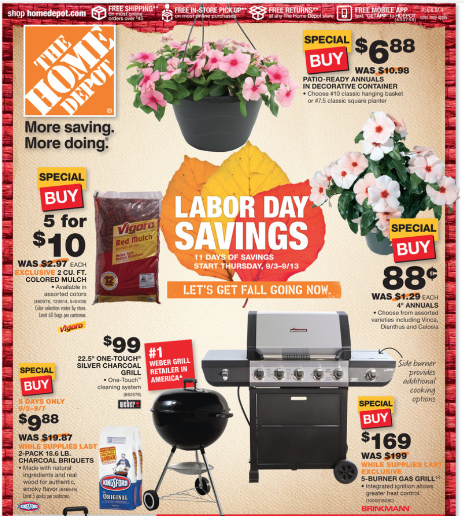 Home Depot Labor Day Sale 2019 - 0