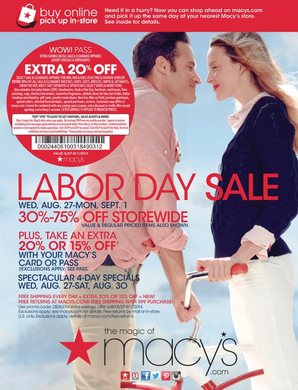 Macy&#39;s Labor Day Sale 2017 - Blacker Friday