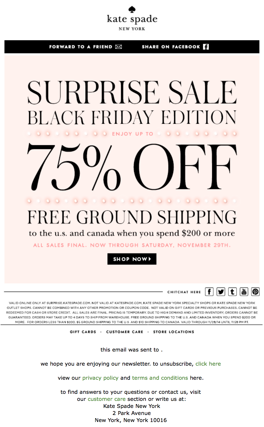 What to expect at Kate Spade's Black Friday 2023 Sale - Blacker Friday