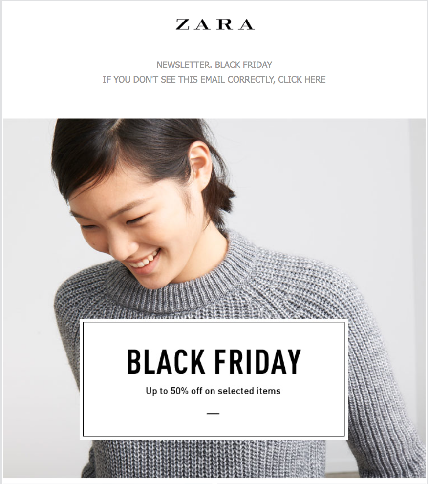 black friday at zara