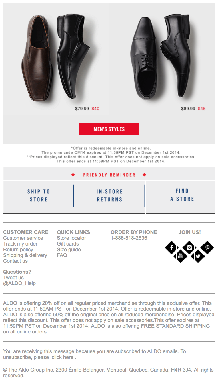 Aldo Cyber Monday 2020 Sale - What to 