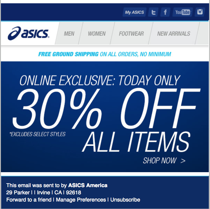 asics black friday sale