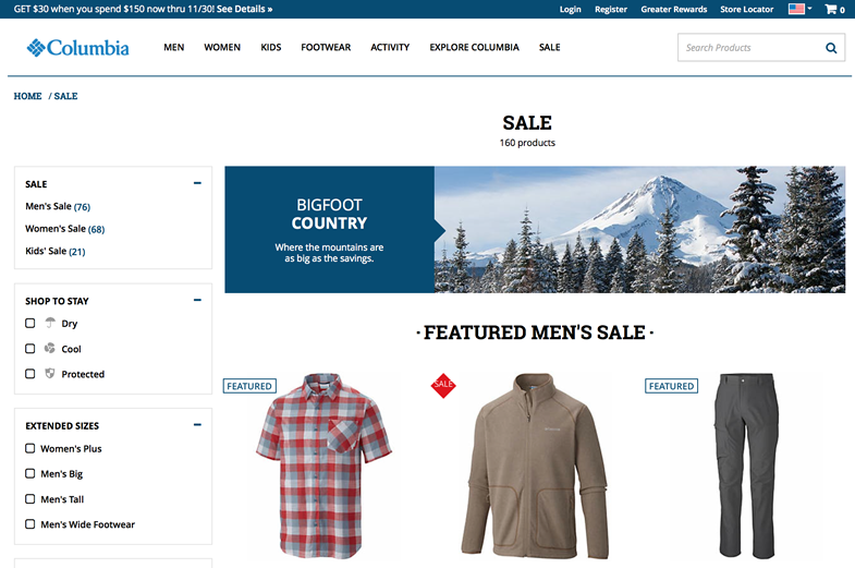 columbia sportswear black friday