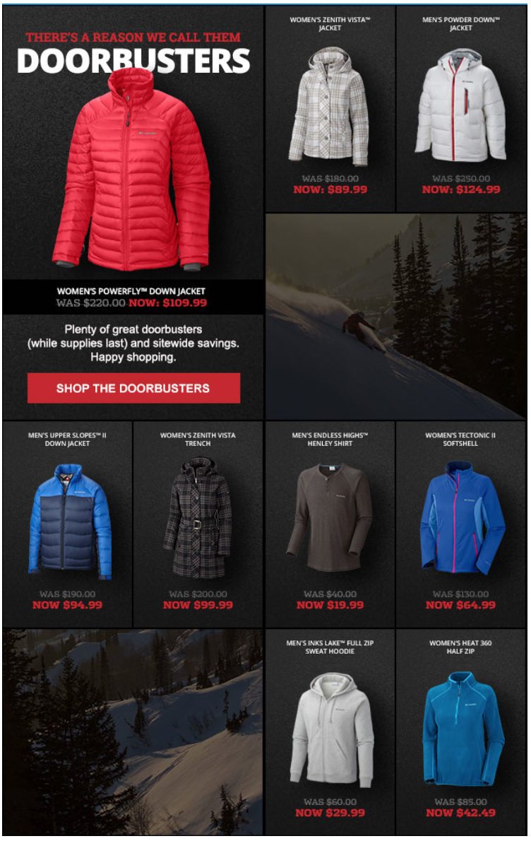 columbia sportswear black friday