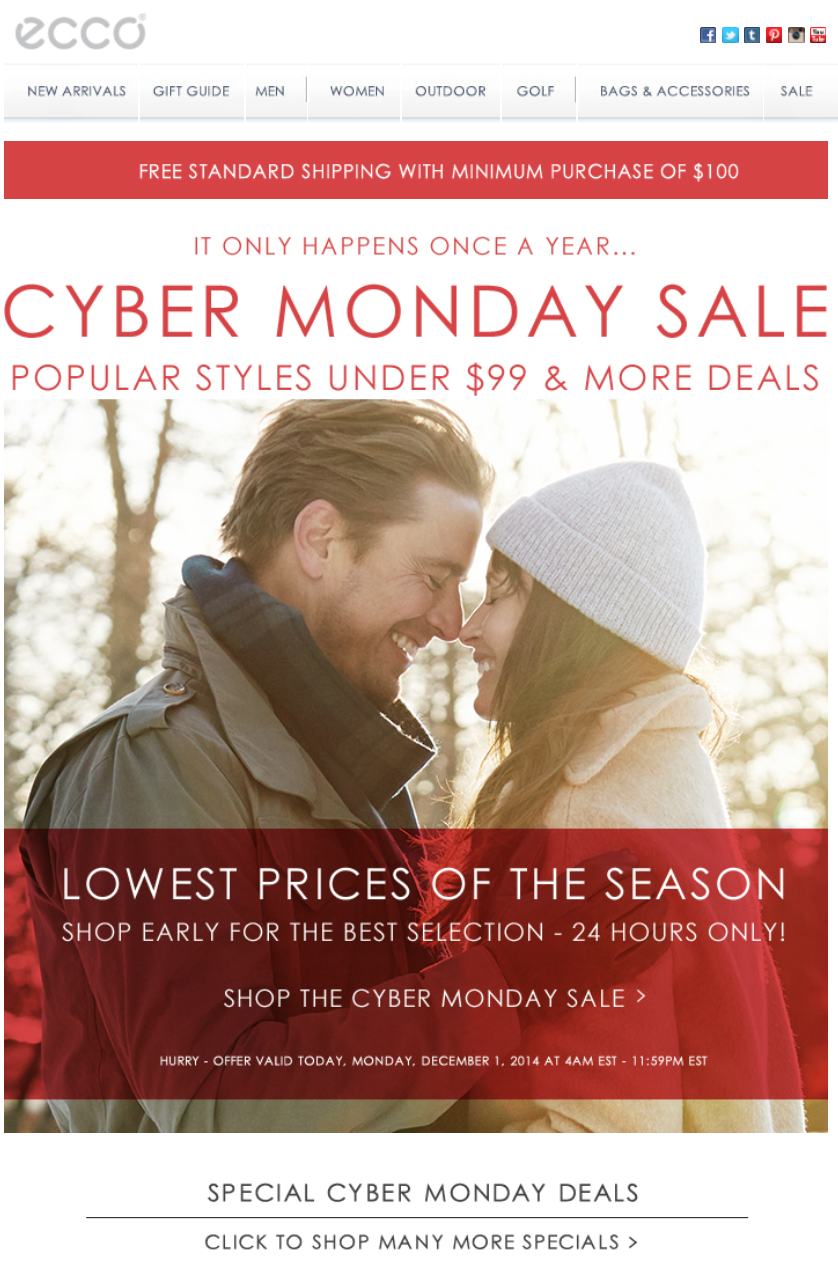 ecco shoes cyber monday sale