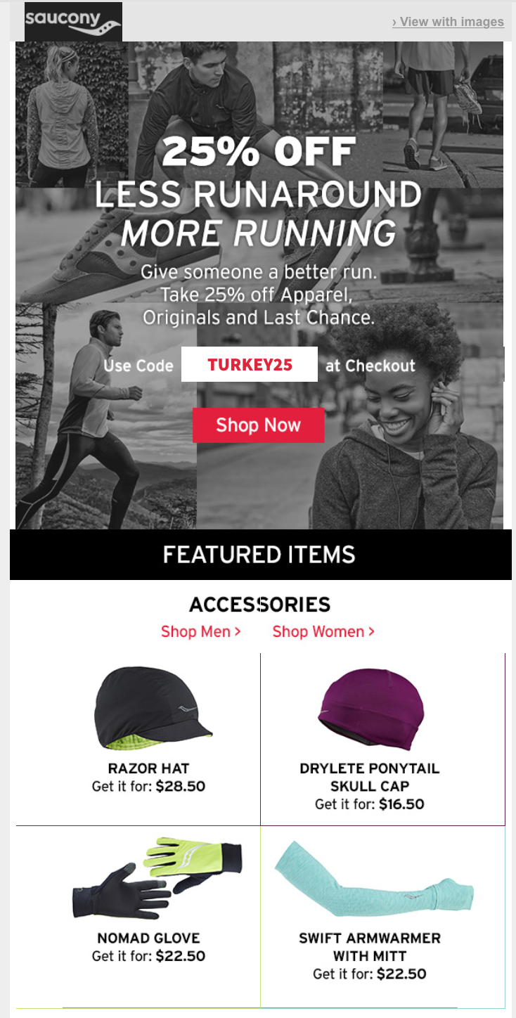 saucony black friday sale