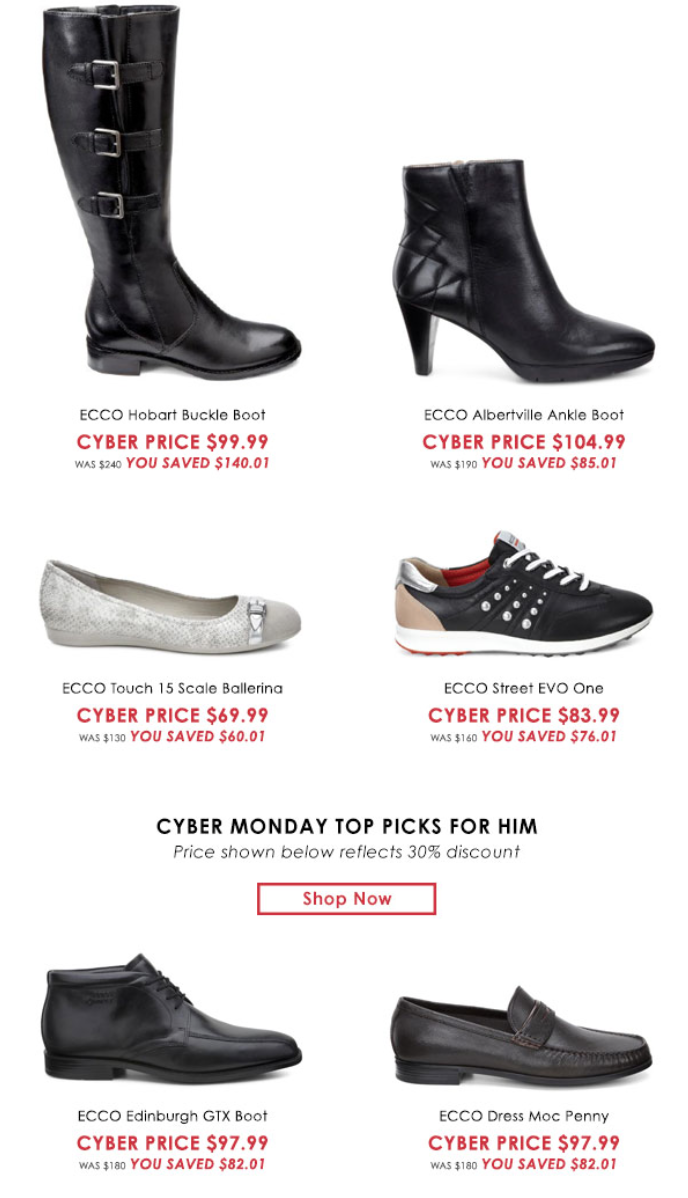 Ecco Cyber Monday 2020 Sale - What to 