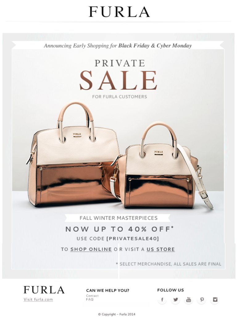 Furla Black Friday 2018 Sale & Handbag Deals - Blacker Friday