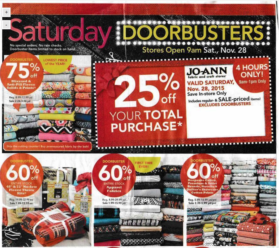 jo fabric black friday 2018 sale deals ads joann after christmas sale