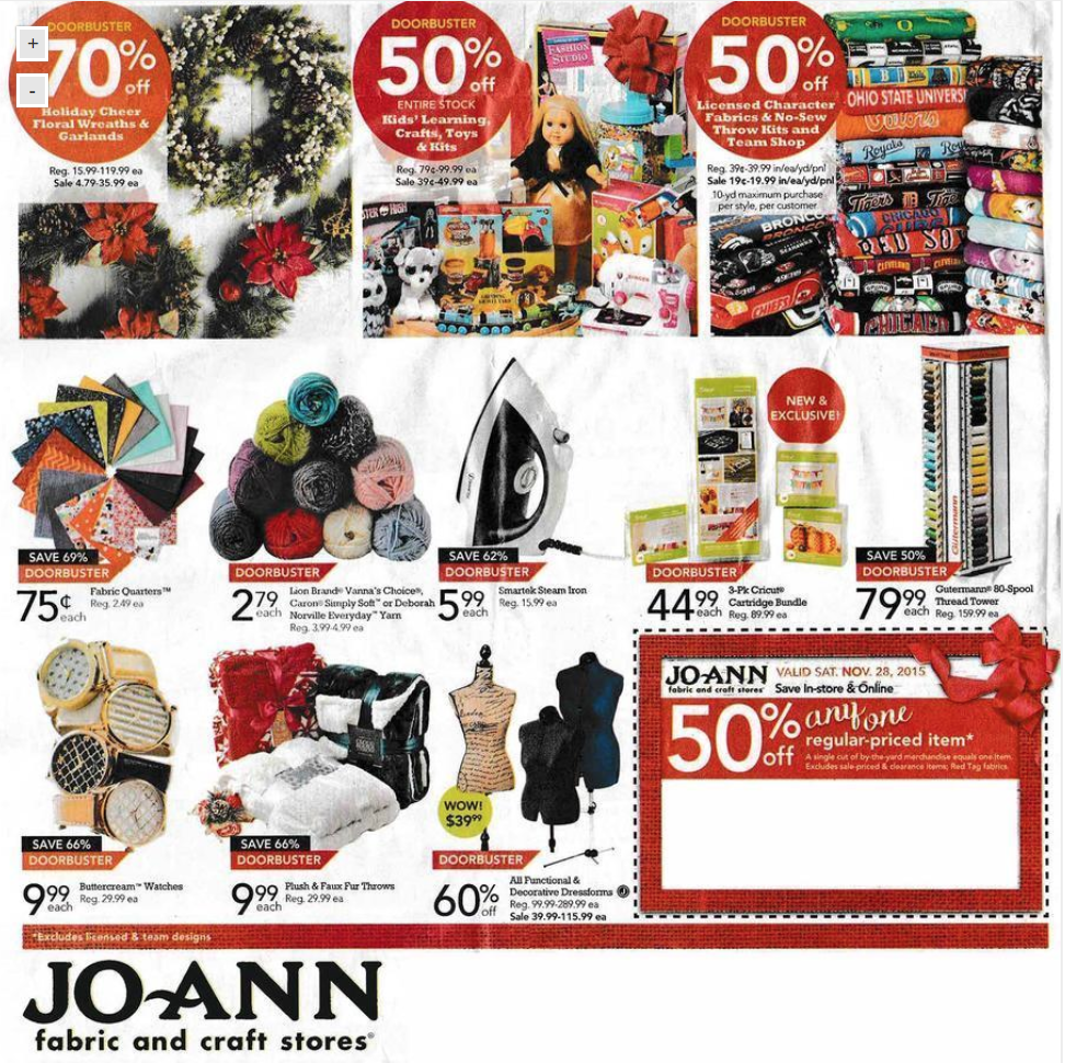 jo fabric black friday 2018 sale deals ads joann after christmas sale