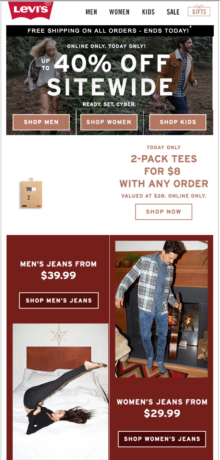 Levi's Cyber Monday 2021 is Now Live! - Blacker Friday