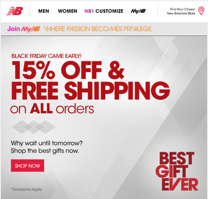 new balance canada black friday