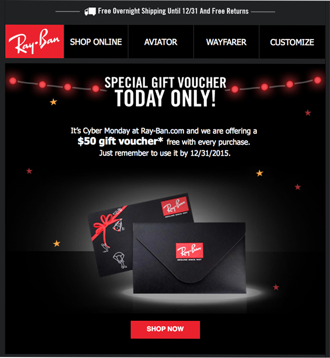 ray ban sunglasses cyber monday