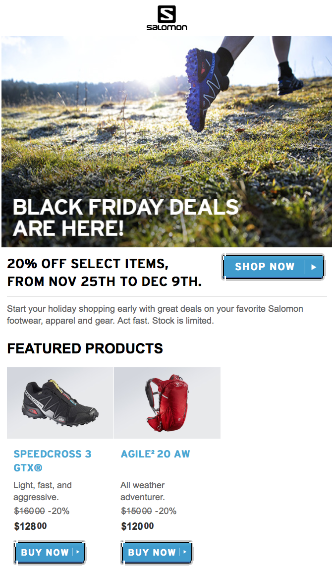 salomon black friday 2018