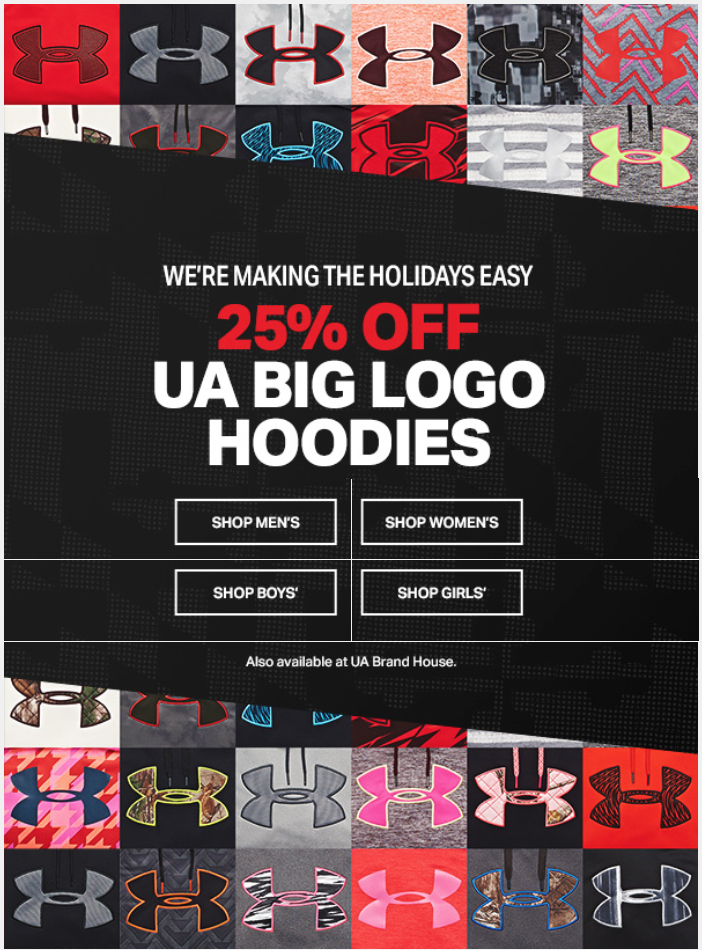 under armour black friday sale 2018