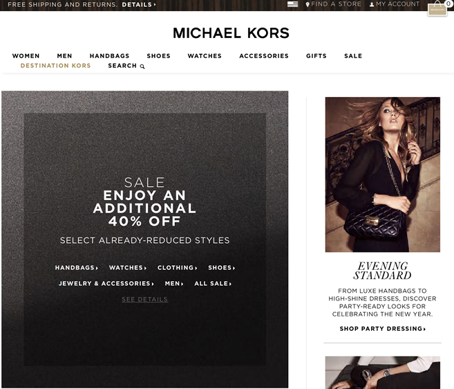 michael kors christmas sale