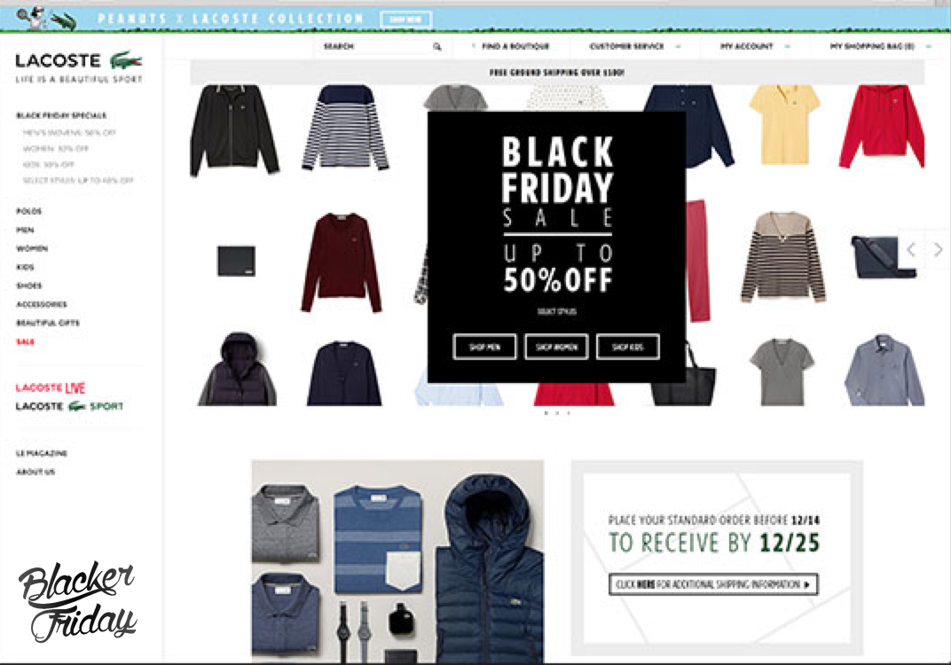 Lacoste Black Friday 2021 Sale - What 