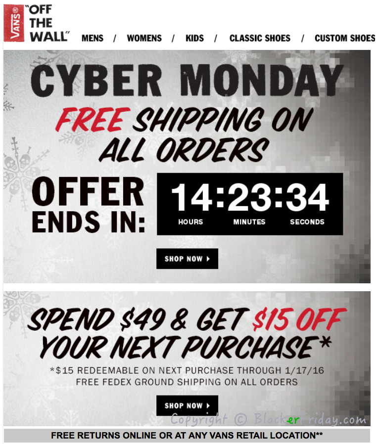 Vans Cyber Monday 2020 Sale - What to 