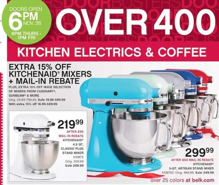 kitchenaid hand mixer black friday
