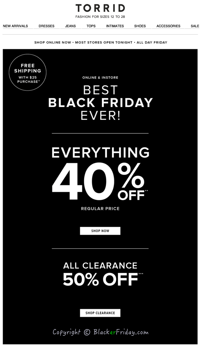 Torrid Black Friday 2022 Sale ☀ Ad ...