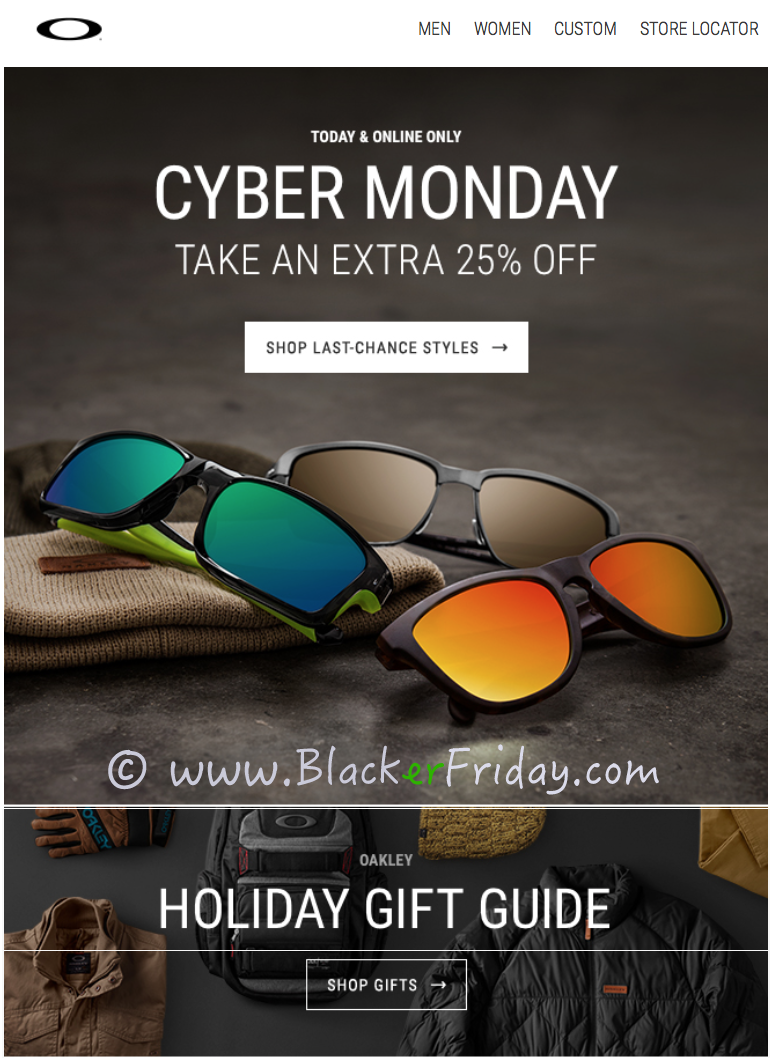 oakley cyber monday