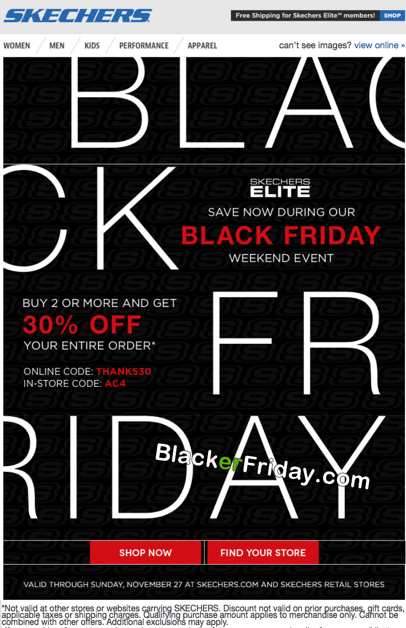 skechers black friday sale