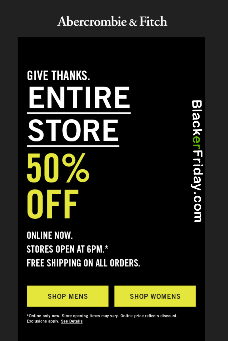 a&f black friday sale