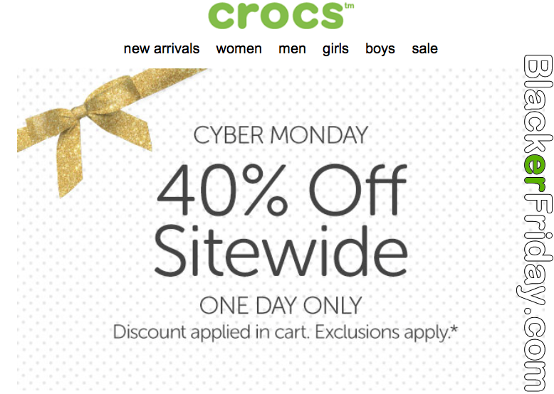 Crocs Cyber Monday 2020 Sale - What to 