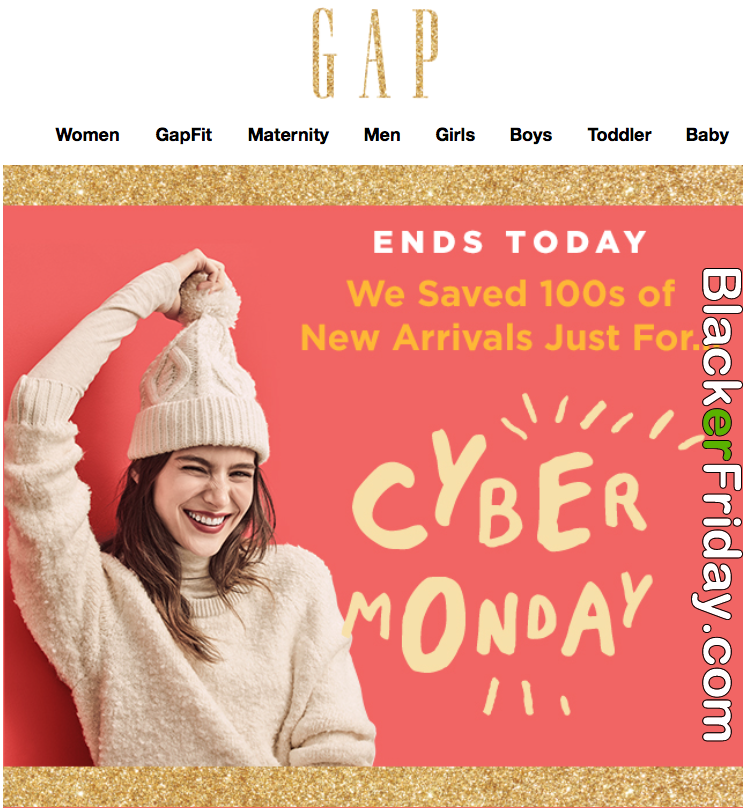 GAP Cyber Monday 2020 Sale - What to Expect - Blacker Friday