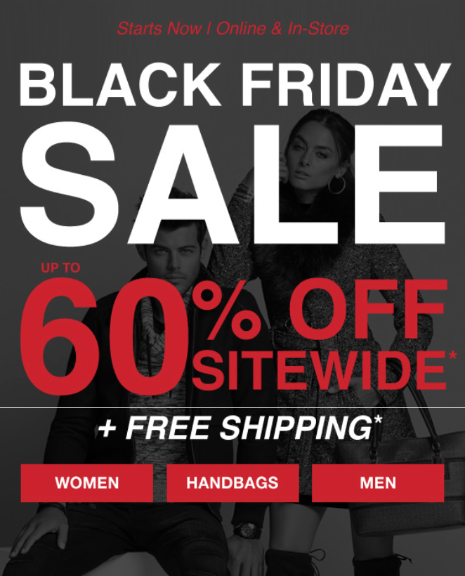 Guess Black Friday 2020 Sale - What to Expect - Blacker Friday