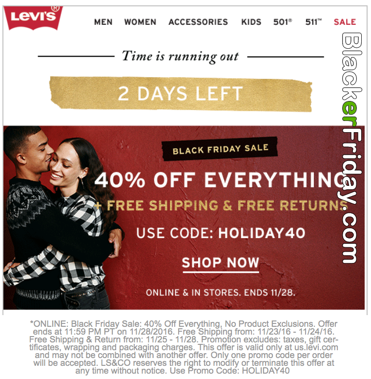 levi's cyber monday deals