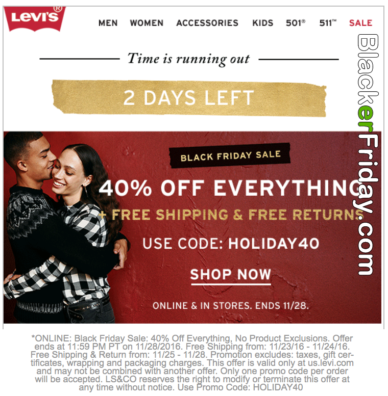 cyber monday 2018 levis