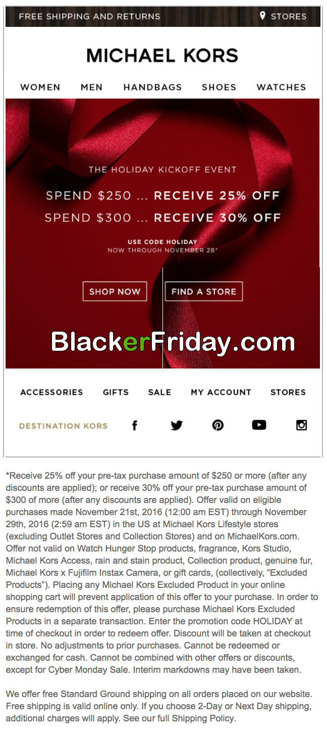 mk black friday 2018 Online