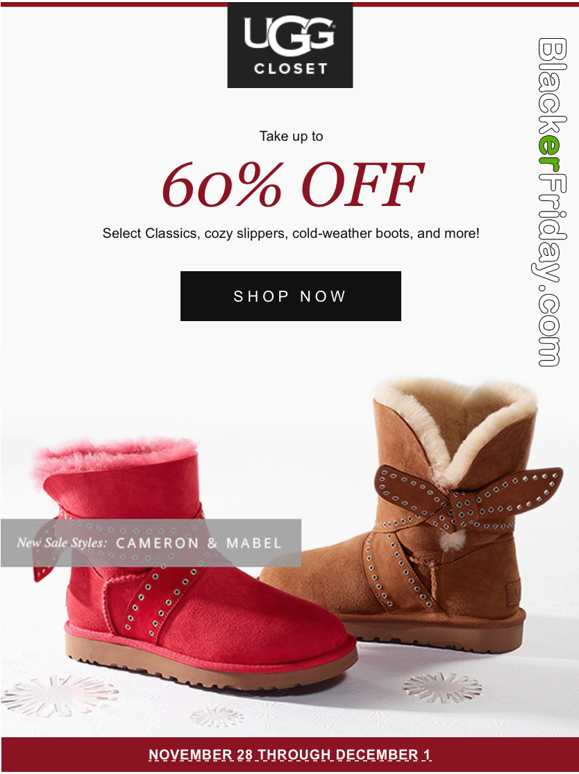 ugg australia cyber monday