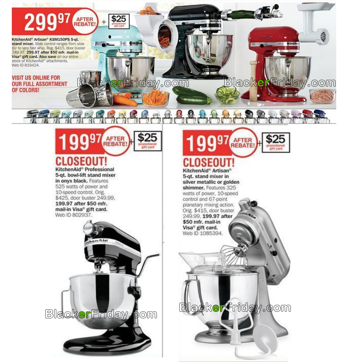 KitchenAid Mixer Black Friday 2018 Sale & Deals Blacker Friday