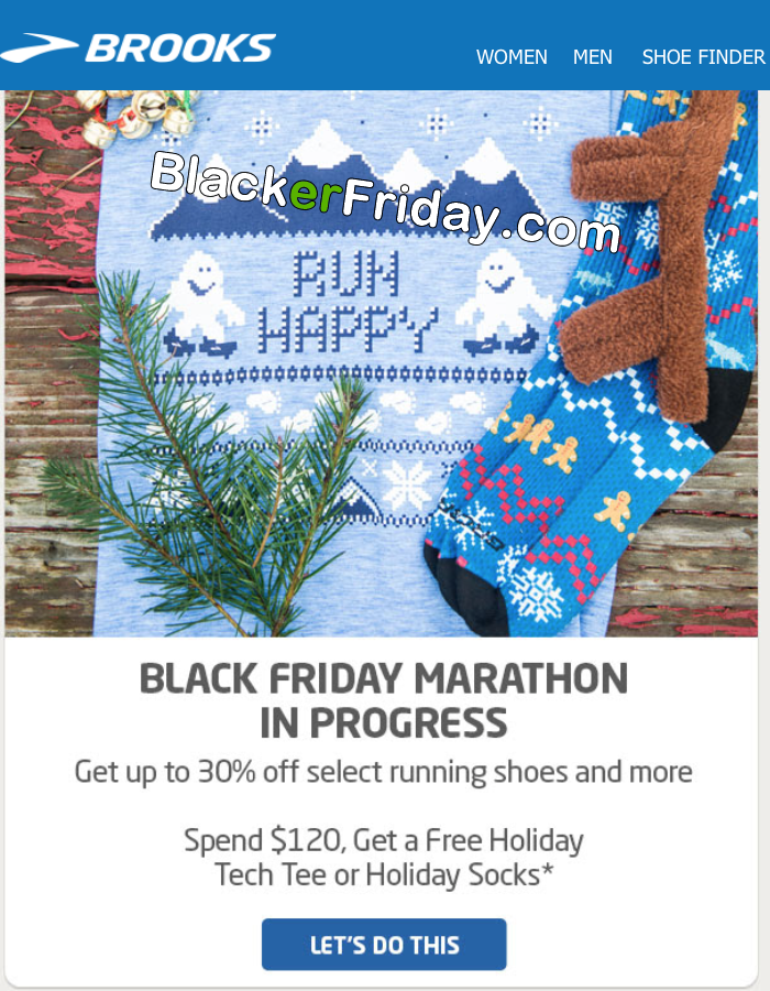 brooks running black friday