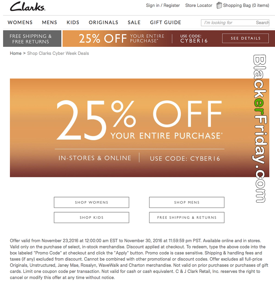 Clarks promo codes clearance 2019