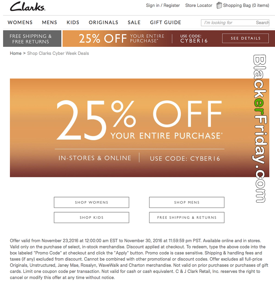 clarks shoes discount code may 2018