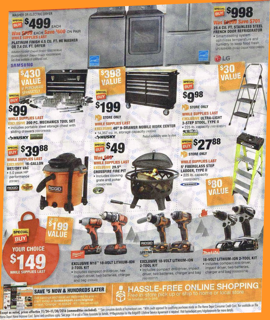 Home Depot Black Friday 2019 Ad & Sale - Blacker Friday