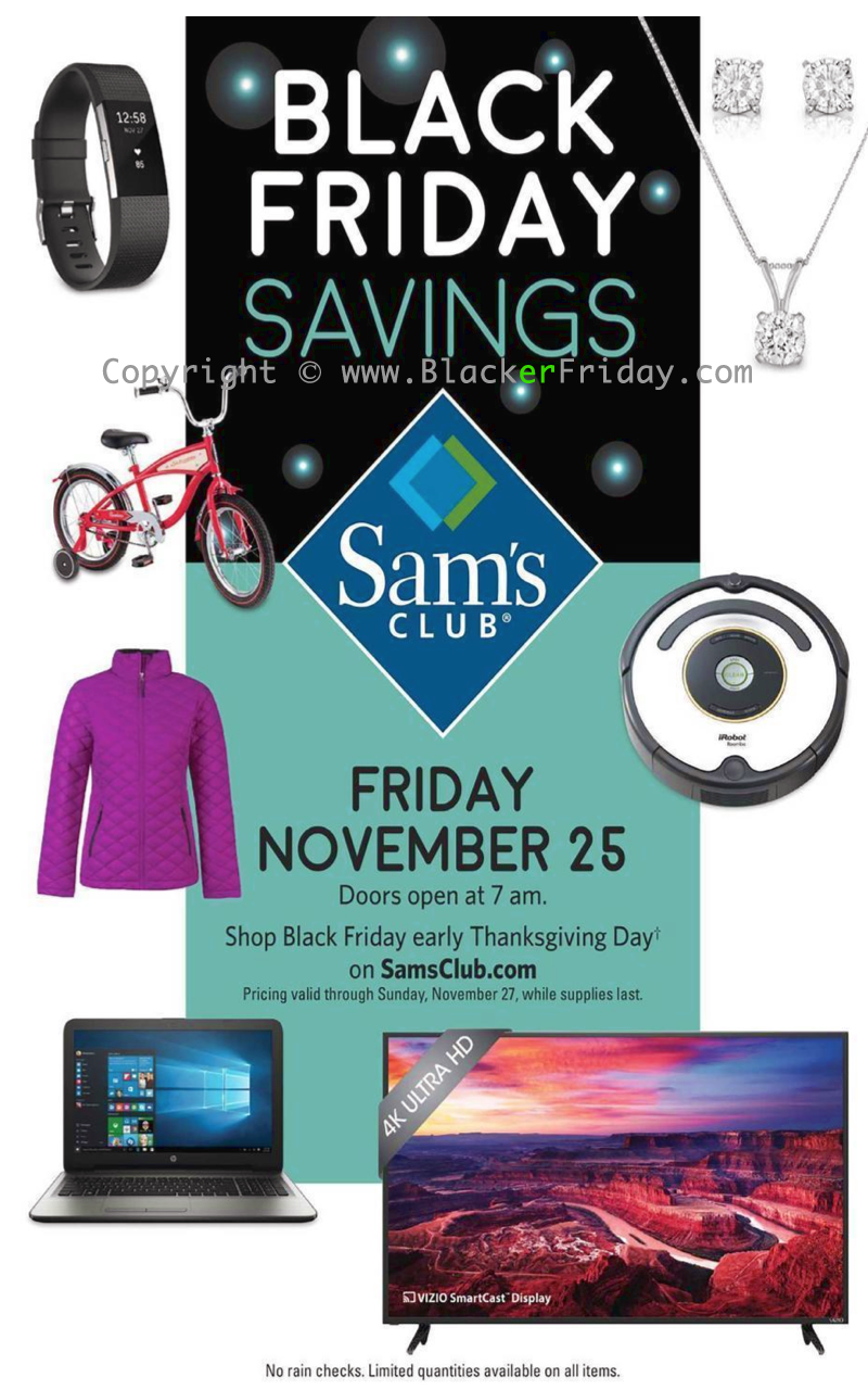 Sam&#39;s Club Black Friday 2018 Ad & Store Hours - Blacker Friday