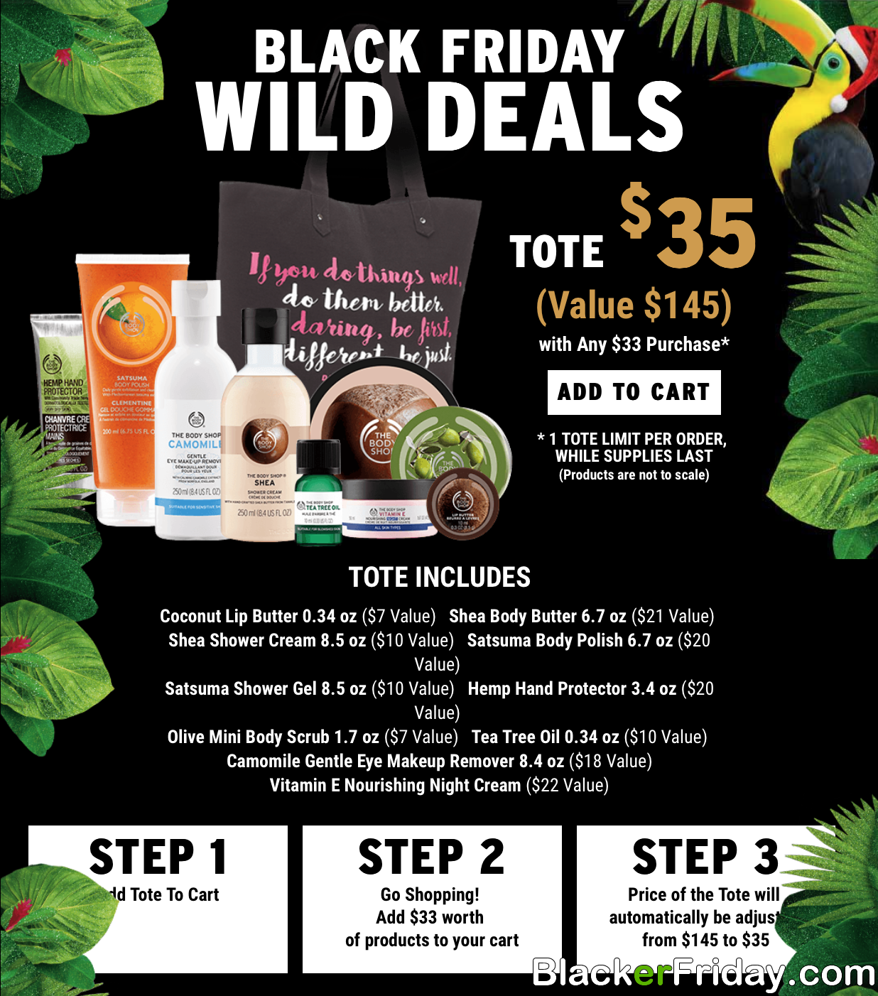 The Body Shop Black Friday 2019 Ad, Sale & Tote Bag Deal - Blacker Friday