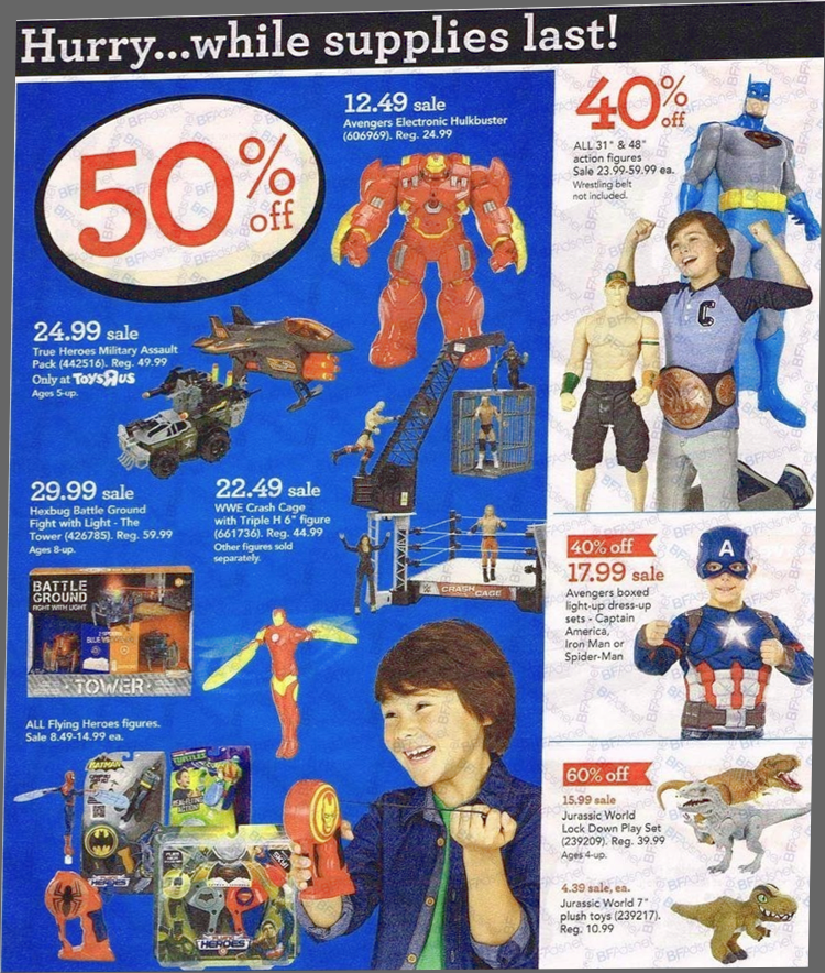 black friday action figures