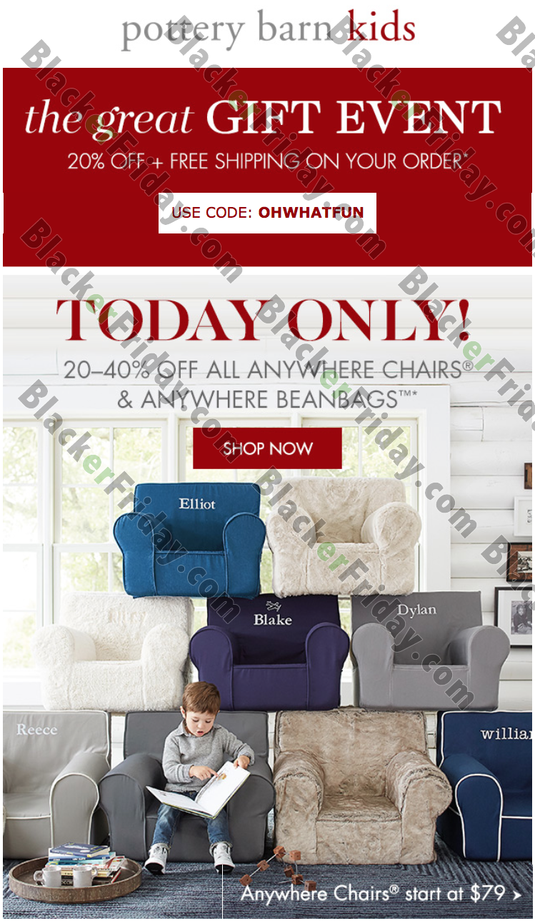 pottery barn outlet kids furniture